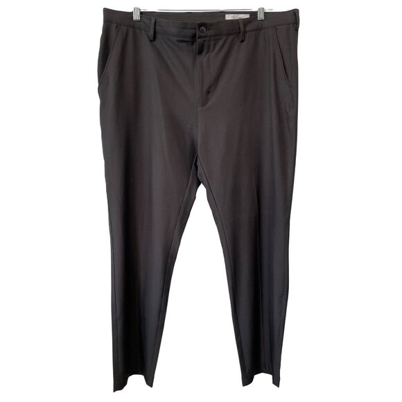 Greg Norman Golf Pants Size 40X30 Black Stretch Comfort Fit Active Performance - Picture 1 of 6